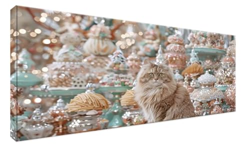 Broderie diamond painting chat XL pour s'occuper et décorer sa maison