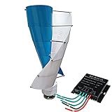 ♥♥ [Viento de 360 ​​grados disponible]: Diseñado con PMG de CA trifásico, cuenta con un microprocesador inteligente de alto torque de alta potencia que puede regular efectivamente la corriente y el voltaje. Obviamente aumenta la utilización de la energía eólica y la generación de energía anual.
