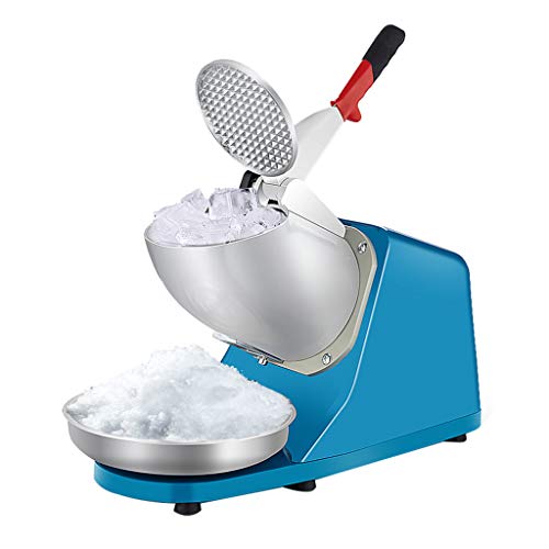Elektrorasierer 250 watt 1450r / Min W/Edelstahl Klinge Kleine Sand Eismaschine Rasierte Eis Schneekegel Maker Küchenmaschine, Für Zuhause Und Geschäft (Blau) Cover