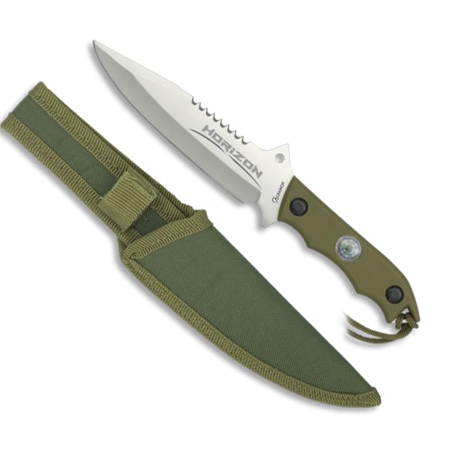Compra cuchillo Albainox HORIZON. Satin | Longitud (13,2 cm) en verde