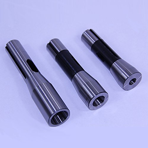All Industrial 49694 | 3 Pc R8 Shank Set to 1MT, 2MT, 3MT Sleeve