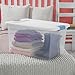 Sterilite 6-Pack Latching Box, Under Bed Storage Bins with Lids, Clear Plastic, 64 Quart - Heavy-Duty Organizing Containers for Closet, Bathroom, and Office