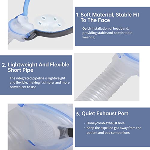 Gbbazu-AirFit-P10-Naso-Cuscino-Telaio-Tubo-Cinturino-per-Copricapo-Adatto-per-ResMed-AirFit-P10-Accessori-Maschera-Combinazione-Completa-Include-Cinturino-per-Copricapo-Telaio-Tubo