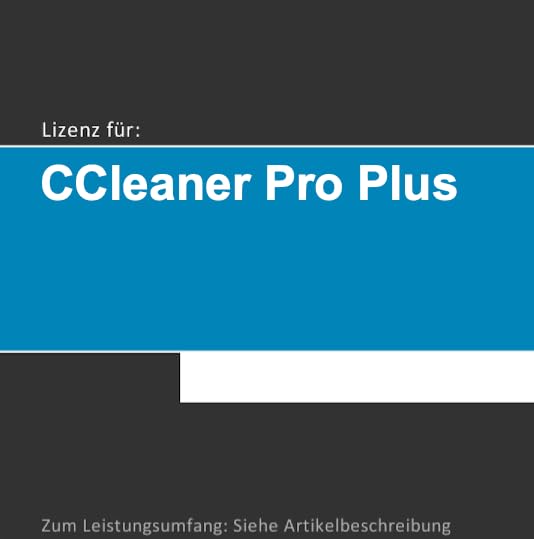 Lizenz für CCleaner Pro, Plus o. Premium 2026 | 1-5 Geräte | 1 o. 3 Jahre | Vollversion | Win/Android/macOS