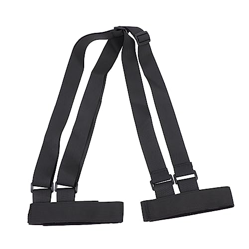 CONGARTENO Snowboard Straps Skateboard Racks Ski Boot Carry Strap Snowboard Shoulder Strap Ski Boot Carrier Strap Snowboard Carrier Strap Skijoring Harness Ski Strap and Pole Nylon Black
