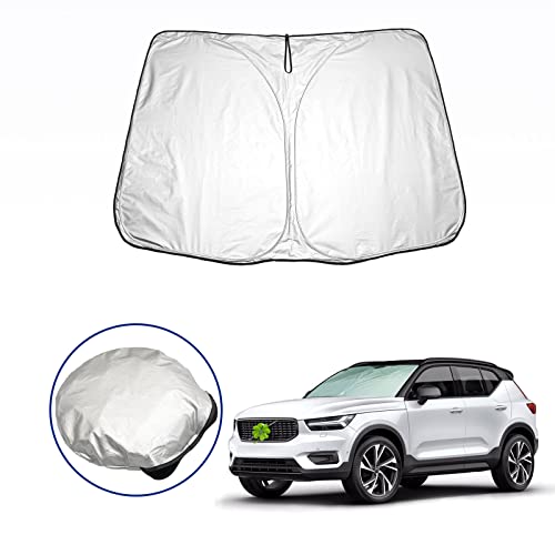 【RUIYA】ボルボ XC40 車用サンシェード 日よけ 日差しカット フロントガラスサンシェードカーテン 紫外線カット ボルボxc40 サンシェード マルチサンシェード インテリア パーツ 収納袋付き