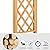 YITAHOME 7.1FT Solid Wood Garden Arch with Trellis for Climbing Plants, Wooden Garden Arbor Plant Stand for Wedding Ceremony Birthdays Parties Proposals, Decor for Indoor Outdoor Backyard