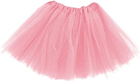 Sibba Tutu Tulle Short Skirt Costume Half-Skirt Grass Skirts Ballet Dance Clothing Party Cosplay Prom Dresses Up for Girls Children