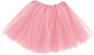 Sibba Tutu Tulle Short Skirt Costume Half-Skirt Grass Skirts Ballet Dance Clothing Party Cosplay Prom Dresses Up for Girls Children