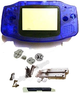 Galyme Clear Blue Color For Gameboy Advance With Logo Shell For Nintendo GBA Replacement Housing Case