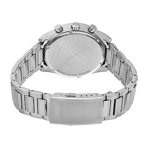 Casio Edifice EFB-710D-1AVUDF Black Analog Dial Silver Stainless Steel Band Men's Watch Chronograph Sapphire Glass ED580 - Image 4