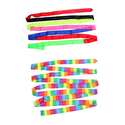 COSMEVIVI DIY Kite Tail Kit 2 Pack 10m Length Floating Turning Tail Streamers for Kite Flying