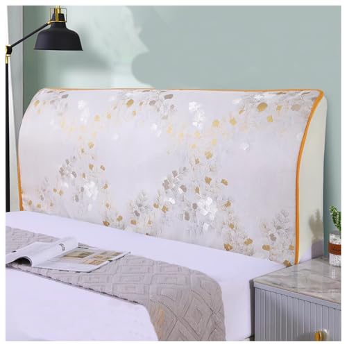 Fundas para cabecero de cama, grueso y lavable, protector acolchado para cabecero de cama individual o doble, color gris, 200 cm