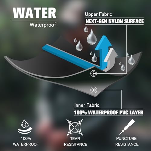 Image of Trudave Chest Waders for Men with Boots, 2-Ply Nylon /PVC Waterproof Fishing & Hunting Waders for Men and Women