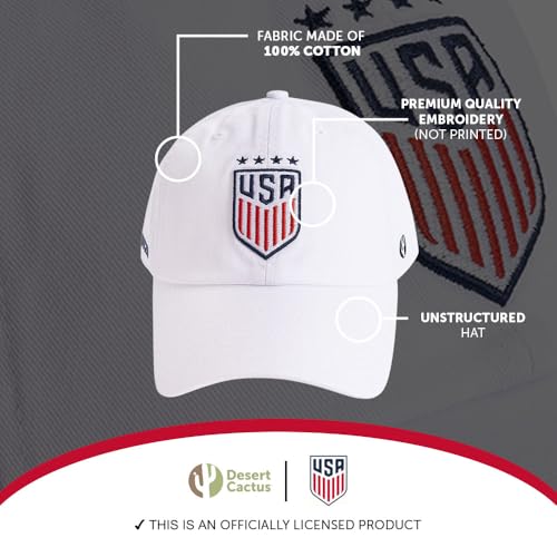 Gorra bordada ajustable United States Women's National Team miniatura 4