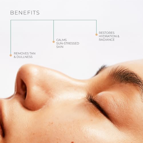 Image of Kanpeki Anti-Tan Facial Kit - 4-Step Skincare Ritual for Tan Removal, Skin Brightening, Hydration, Soothing Sun-Stressed Skin & Boosting Natural Glow | Aloe Vera, Lemon, Turmeric Infused - 48g