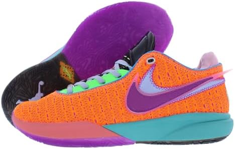 Nike Lebron 20 XX Tênis de basquete masculino, Laranja total/roxo