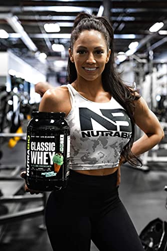 Nutrabio Classic Whey Protein Powder- 25G Of Protein Per Scoop - Full-Spectrum Amino Acid Profile - No Fillers, Artificial Colors, Preservatives - Low Glycemic Index - Creamy Vanilla, 5 Pounds #TOP4