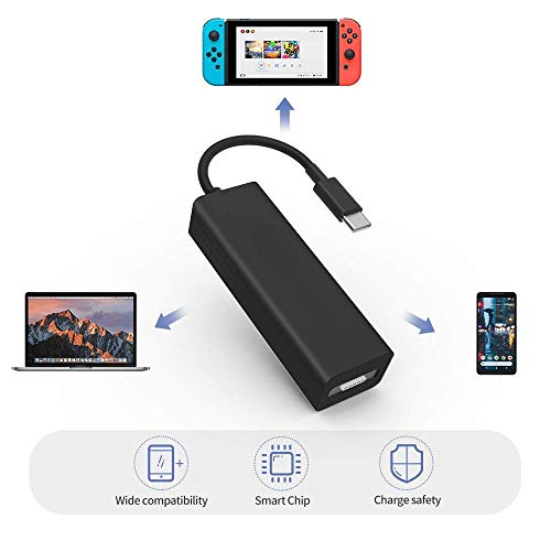 Image of Microware Compatible MagSafe USB Type C Converter for MagSafe 2 & 1 Charging Adapter Applicable for MacBook Pro 15 inch 13 inch 12 inch,Connector Cable Compatible MacBook, MacBook Pro, Switch /Laptop /Phone