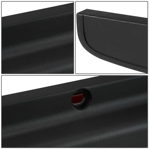 PM PERFORMOTOR Rear Upper Tailgate Molding Trim Cap Protector Cover Compatible with 99-07 Silverado Sierra 1500 2500 3500 6.5Ft Fleetside,Matte Black - Thumbnail 2