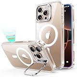 【デザイン受賞シリーズ！】ESR iPhone16Pro ケース カメラコントロール Magsafe対応 いPhone16Pro ケース 米軍MIL規格取得 耐黄変 耐衝撃 隠れスタンド iPhone 16 Pro対応 スマホケース 傷防止背面 あいふぉん16Pro Classicシリーズ クリア