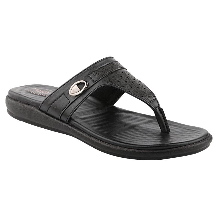 Medifeet Womens Solid Band Sandals (BLACK, numeric_4) (B0C49ZW3T4) Amazon Price History, Amazon Price Tracker