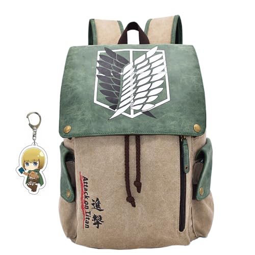 XIYOUMI Anime Dos Sac pour Attack-On-Titan-Cosplay-Sac-à-Dos 42x27cm