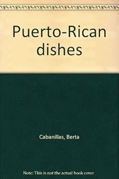 Hardcover Puerto-Rican dishes Book