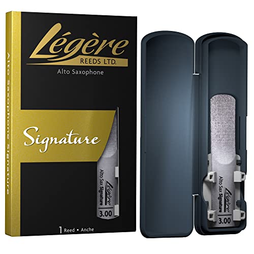 Légère Reeds - Alto Saxophone Reed, Signature, Strength 3.00 (ASG3.00) - Premium Synthetic Woodwind Reed