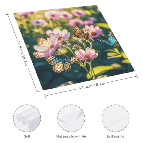 Servilletas de tela Butterflies and Blooms 2 unidades miniatura 2