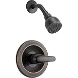 Peerless Single-Handle Shower Faucet Trim Kit with Single-Spray Touch-Clean Shower Head, Oil-Rubbed Bronze PTT188740-OB (Valve Not Included)