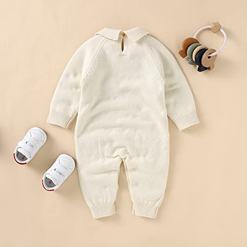 LAWKUL Baby Sweater Newborn Boy Outfits Cotton Baby Knit Sweater Romper Fall Clothes3