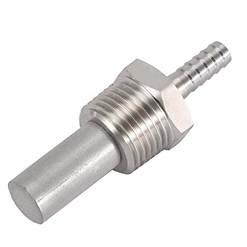 1/2 MPT Sauerstoffstein 1/4 Barb Inline Carbonation Belüftung Homebrew Stone(0,5 Mikron) Cover