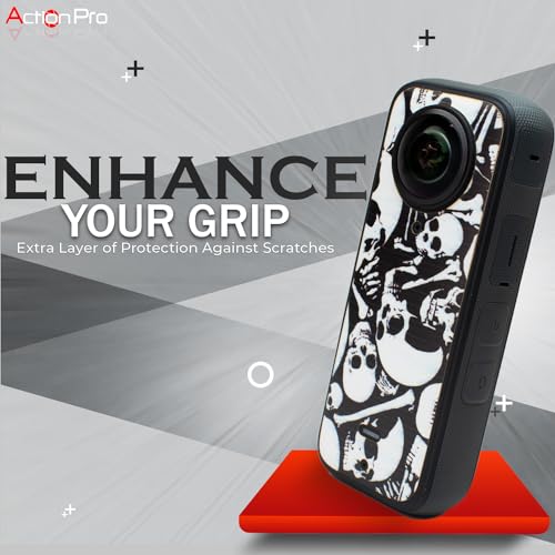 Image of Action Pro Camera Waterproof Skin Compatible with Insta360 X3 Action Camera (Black & White)