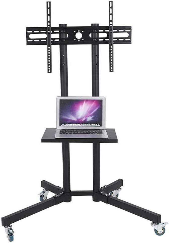 Soporte móvil para TV con ruedas ajustable para pantallas planas miniatura 4