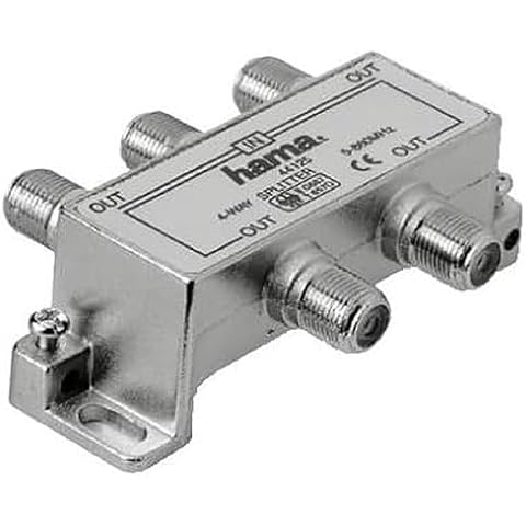 Hama 4-Way Broadband Cable Splitter for GA/BK Systems Cover