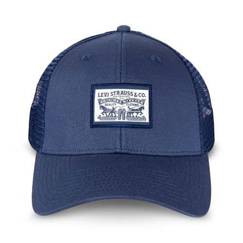 Image of Levi's Men's Classic Style Logo Trucker Hat - Adjustable Lightweight