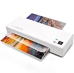 JiaoZoum Laminator Machine with 20 Laminating Sheets, A4 Laminator Thermal and Cold, 9-Inch Laminating Machine for for Doc/Posters/Photos Home School Office