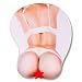 Mouse Pad with Wrist Support Gel - 3D Sexy Mouse Pad, Nude Girl Mouse Pad with Butt Cushion