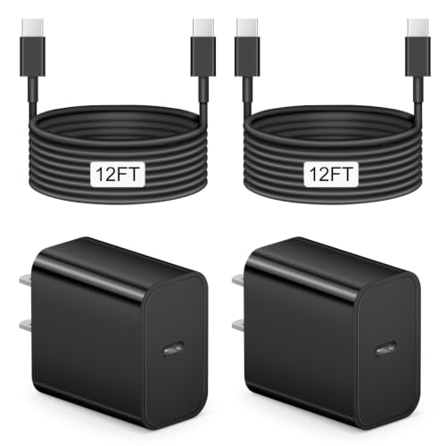Image of iPhone 17 16 15 Charger Fast Charging 12FT - 20W USB C Charger Block