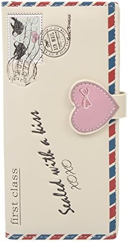 Shag Wear Sealed with a Kiss Vintage Love Letter Large Wallet for Women 7"