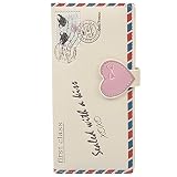 Shag Wear Sealed with a Kiss Vintage Love Letter Large Wallet for Women 7"