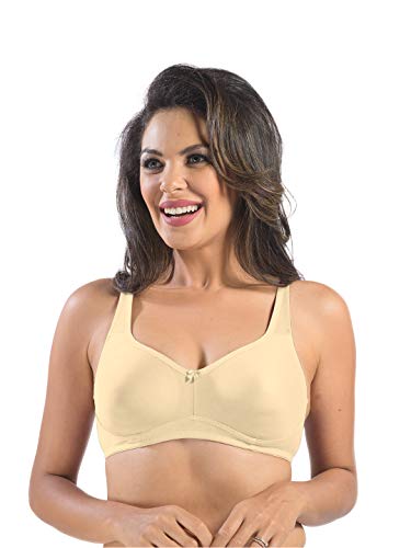 Image of SONARI Cristina Women's Non-Padded Wire-Free T-Shirt Bra| Medium Coverage, Cotton Polyester Bra with Regular Comfort Fit