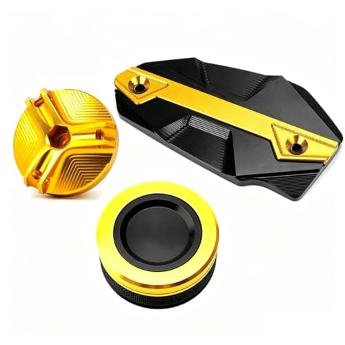Bouchon carburant pour Z900 et capuchon de liquide de frein de réservoir moto alu or