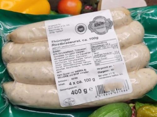 Thüringer Rostbratwurst 400g - Rhöni GmbH & Co. KG