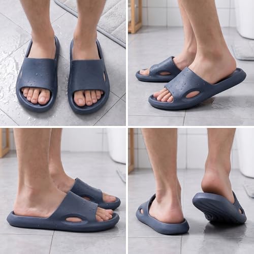 Image of Shower Shoes Quick-Dry Non-Slip Bathroom Slippers for Men & Women,Quick-Dry Non-Slip, Home Slides Dorms, Gym, Pool, Spa, Camping, Beach