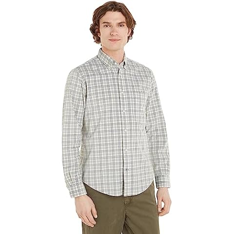 Tommy Hilfiger Men's Long-Sleeve Multicolour Shirt Cover