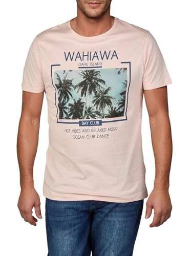 riverso Tshirt Herren Set Baumwolle Regular Fit RIVLukas 4er Pack Rundhals Kurzarm Sommer Tee Shirt Print 3XL, Größe:3XL, Farbe:Farbmix 2 – Ansicht 2