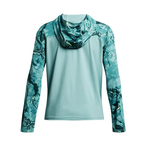 Under Armour Women's Fish Pro Chill Hoodie, 482 BLUE, SM - image 4