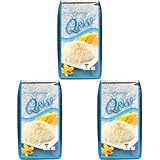 Q RICE Klebreis – Weißer, klebriger Langkornreis – Ideal für die asiatische Küche & für Desserts – 1 x 1 kg (Packung mit 3)